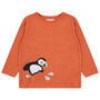 Kids Long Sleeve Puffin Top, thumbnail 2 of 4