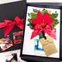 Luxury Scented Poinsettia Christmas Card Gift Boxed, thumbnail 1 of 7