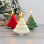 Mini Christmas Tree Candle Festive Table Decor, thumbnail 9 of 11