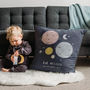 Personalised 'Our Universe' Family Planets Cushion, thumbnail 1 of 7