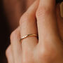 Mini Initial Signet Ring, thumbnail 1 of 5