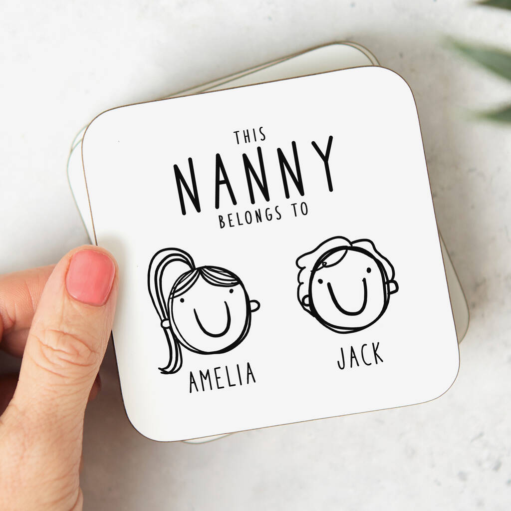 Personalised Coaster 'This Nanny Belongs To', 1 of 5