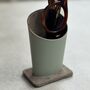 Personalised Recycled Leather Glasses Stand With Suede, thumbnail 9 of 12