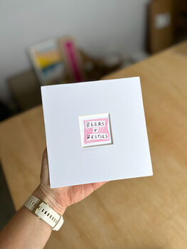 Beers And Besties Mini Art Print, 3 of 8