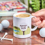 Personalised Tee Riffic Golfer Mug, thumbnail 1 of 5