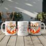 Personalised Dog Mug Chihuahua In An Autumn Wreath, thumbnail 2 of 2