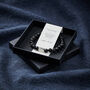 Personalised Men's Sterling Silver And Black Onyx Bead Special Date Bracelet, thumbnail 5 of 5