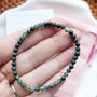 Moss Agate Crystal Bracelet For Balance And Growth, thumbnail 1 of 7