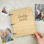 Engraved ‘Daddy And Me/Us’ Photo Album Book, thumbnail 1 of 7