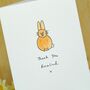 Personalised 'Smiley Bunny' Handmade Card, thumbnail 2 of 10