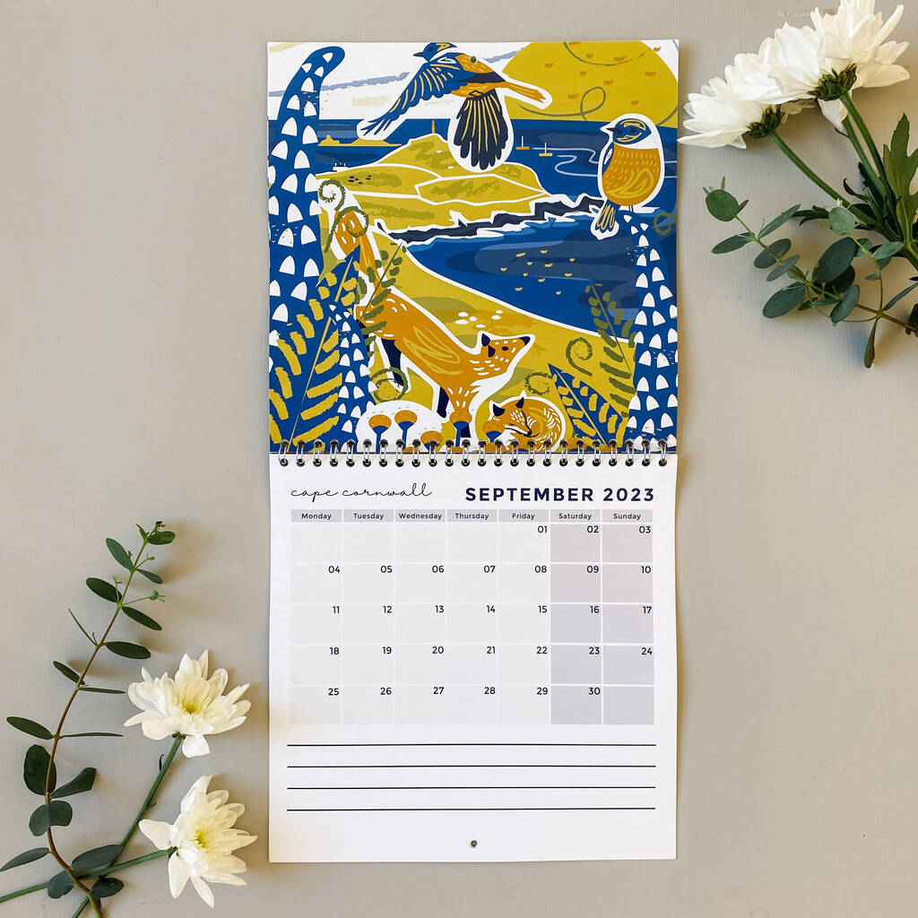 2023 Cornwall Illustrations Art Calendar By Jennifer Armitage Illustration