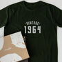 60th Birthday Vintage T Shirt, thumbnail 1 of 6