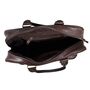 Bowler Handmade Leather Shoulder Bag –Chocolate Full Grain Leather, thumbnail 2 of 3