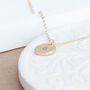 Monogrammed Round Tag Necklace, thumbnail 6 of 12