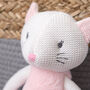 Personalised Cat Knitted Soft Toy, thumbnail 4 of 5