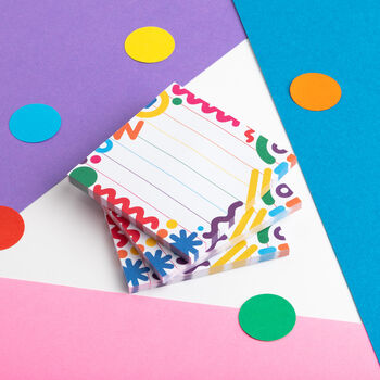Rainbow Shapes Sticky Notes, 3 of 7