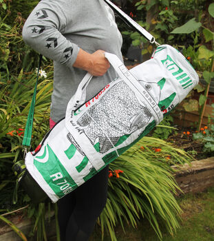 Recycled Fairtrade Yoga Mat Bag, 2 of 7