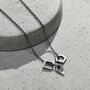 Men's Mini Geometric Necklace, thumbnail 4 of 9