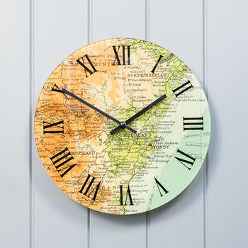Personalised Map Wall Clock, 3 of 7