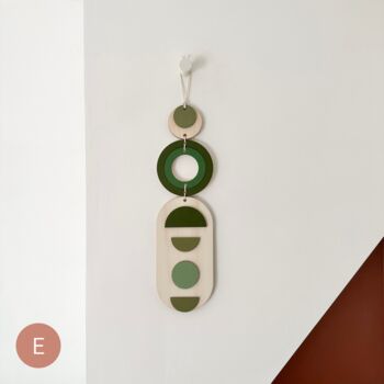 Small Green Tones Modern Style Wall Hanging, 5 of 7