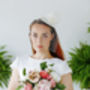 So Simple Floral Headpiece, thumbnail 6 of 12