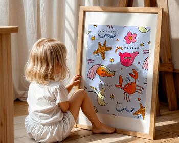 Have Fun Kids Art Print | Nursery Decor, 2 of 5