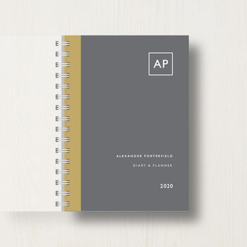 Personalised 2024 Diary With Double Initial Monogram, 7 of 8