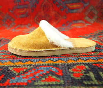 Personalised Handmade Sheepskin Slippers, 5 of 12