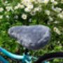 Genuine Sheepskin Cycle Bike Seat Cover Natural Wool, thumbnail 2 of 8
