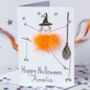 Handmade Personalised 3D Happy Halloween Card, thumbnail 1 of 2