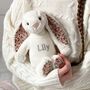Personalised Blossom Cream Bunny Soft Toy, thumbnail 2 of 7