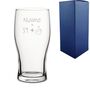 Engraved Funny Middle Finger Pint Glass, thumbnail 1 of 5