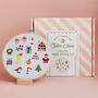 Colourful Christmas Cross Stitch Kit, thumbnail 2 of 8