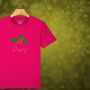 Glittery Holly Personalised Christmas T Shirt For Girls And Boys, thumbnail 2 of 10