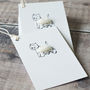 Gift Tags With Westie Dog, Pack Of Six, thumbnail 1 of 2