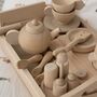 Personalised Wooden Play Tea Set, thumbnail 4 of 6