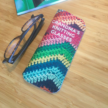 Personalised Knitting Glasses Case, 2 of 4