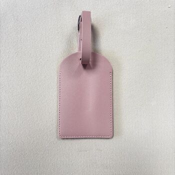 Personalised Vegan Leather Travel Tag, 4 of 9