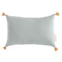 Organic Cotton Tassel Cushion, thumbnail 6 of 8