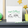 Happy Birthday From The Bump Card, thumbnail 2 of 4