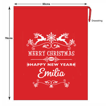 Personalized Extra Large Christmas Sack, 4 of 4