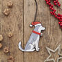 Husky / Malamute Dog Christmas Tree Decoration Personalisation Available, thumbnail 4 of 5