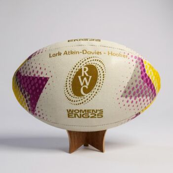 Personalised Women's Rugby World Cup Official Ball, 10 of 11