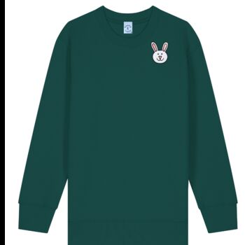 Childrens Organic Cotton Bunny Sweatshirt, 9 of 12