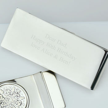 80th Birthday Sixpence Coin Money Clip, 9 of 10