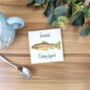 Personalised Fishing Ceramic Coaster, thumbnail 1 of 5
