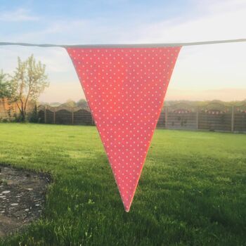 Vintage Spotty Cotton Bunting, 5 of 11