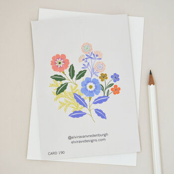 Floral Sending Love Sympathy Card, 2 of 2