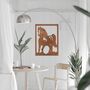 Metal Horse Hanging Wall Art Bold Stallion Silhouette Design, thumbnail 8 of 10