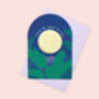 Over The Moon For You Greeting Card, thumbnail 6 of 7